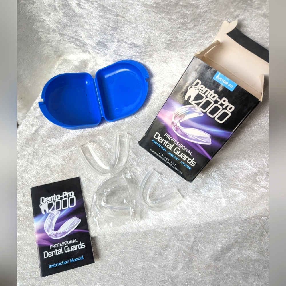 Multiuse Dental Guard Grinding Athletic Teeth Whitening 3 In Box W Case